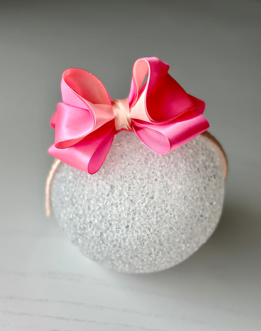 Handmade Satin Bow Headband
