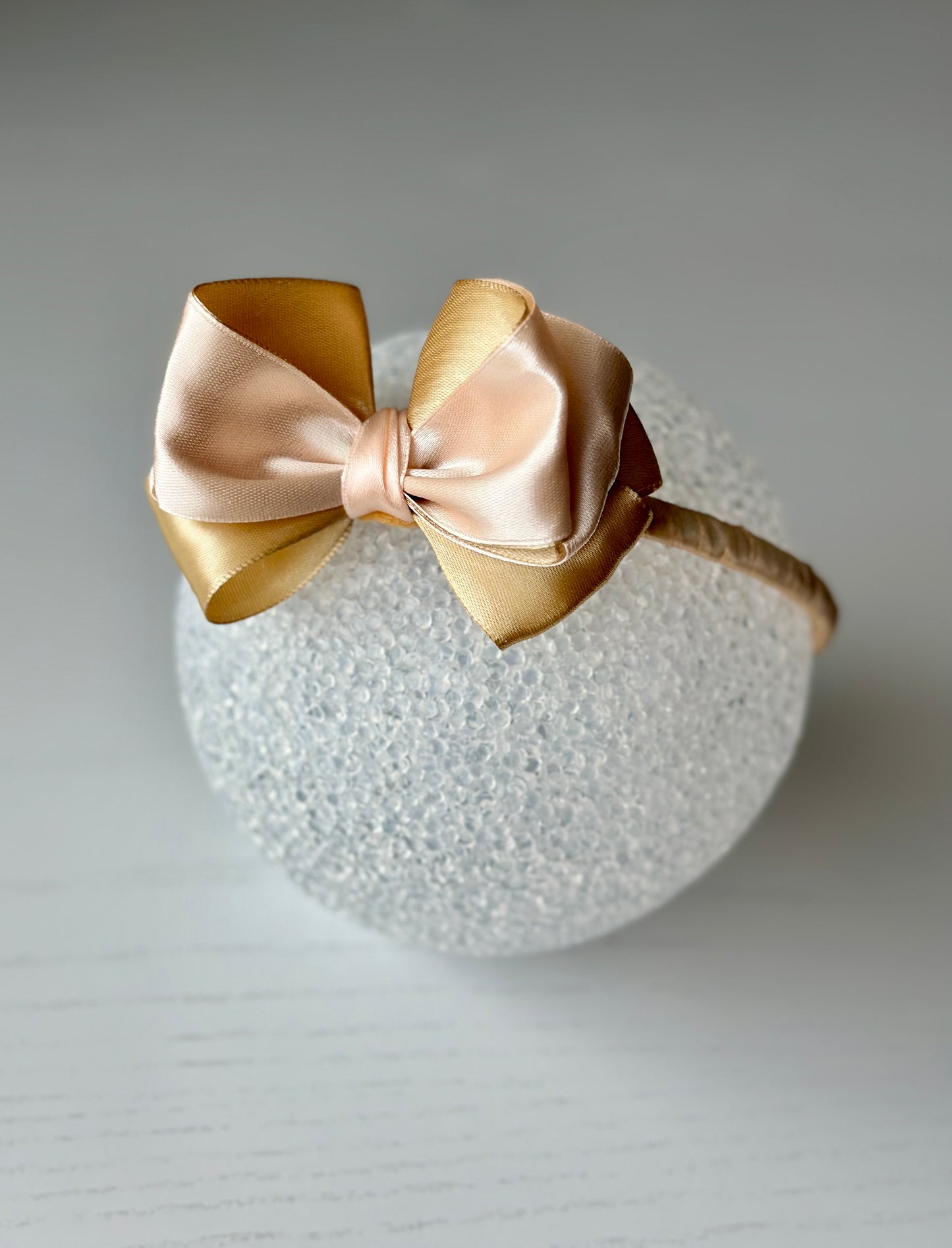 Handmade Satin Bow Headband