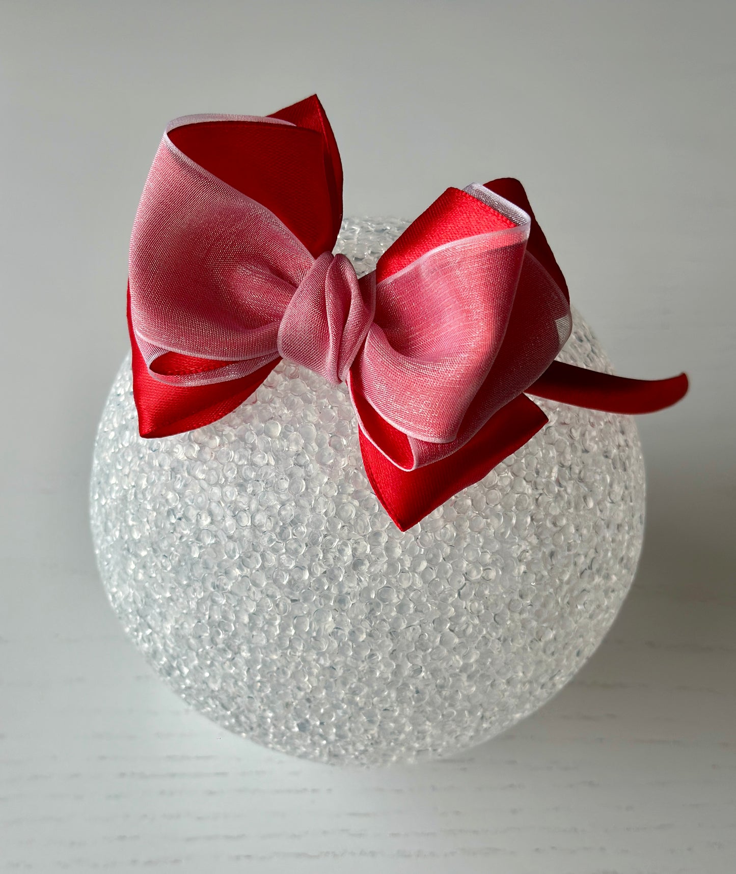 Handmade Satin Bow Headband