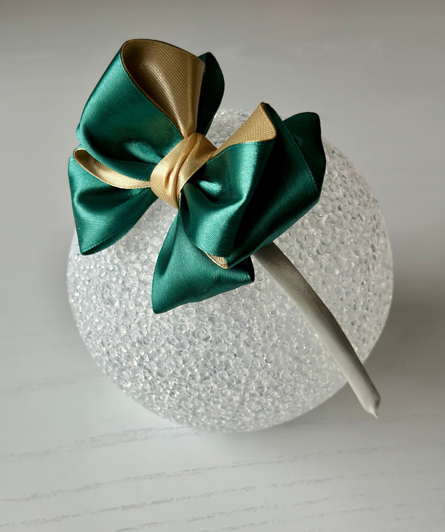 Handmade Satin Bow Headband