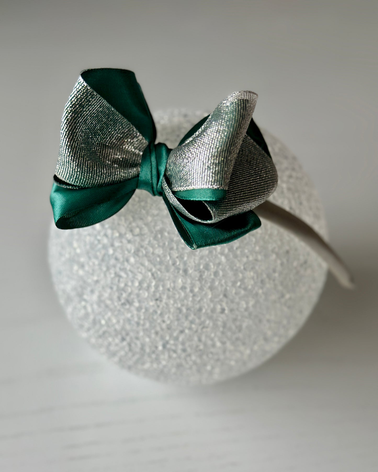 Handmade Satin Bow Headband
